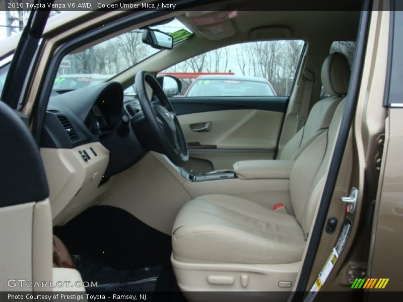 Golden Umber Mica / Ivory 2010 Toyota Venza V6 AWD