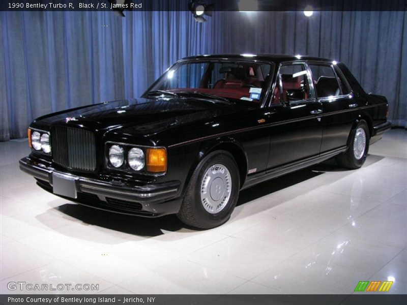 Black / St. James Red 1990 Bentley Turbo R