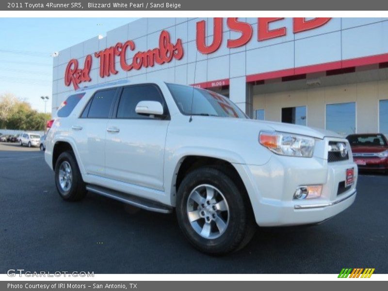Blizzard White Pearl / Sand Beige 2011 Toyota 4Runner SR5