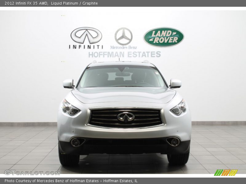 Liquid Platinum / Graphite 2012 Infiniti FX 35 AWD