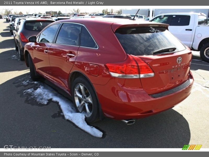Barcelona Red Metallic / Light Gray 2011 Toyota Venza V6 AWD