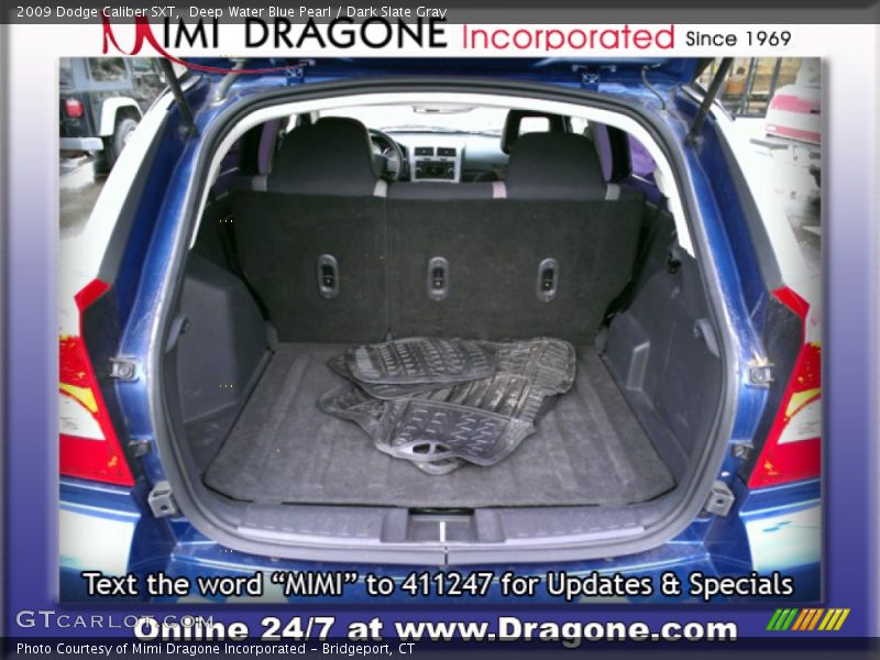 Deep Water Blue Pearl / Dark Slate Gray 2009 Dodge Caliber SXT
