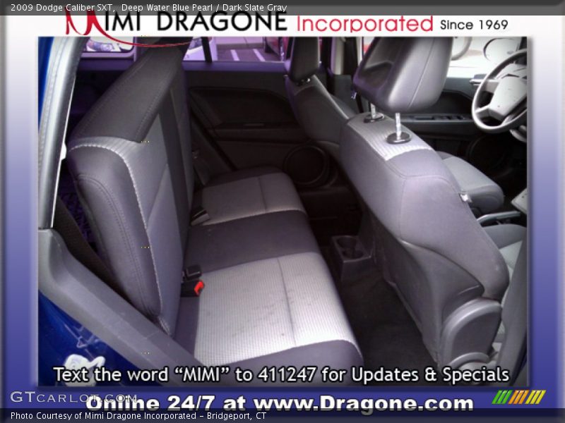Deep Water Blue Pearl / Dark Slate Gray 2009 Dodge Caliber SXT