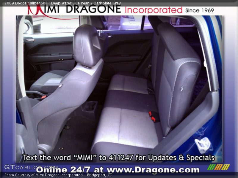 Deep Water Blue Pearl / Dark Slate Gray 2009 Dodge Caliber SXT