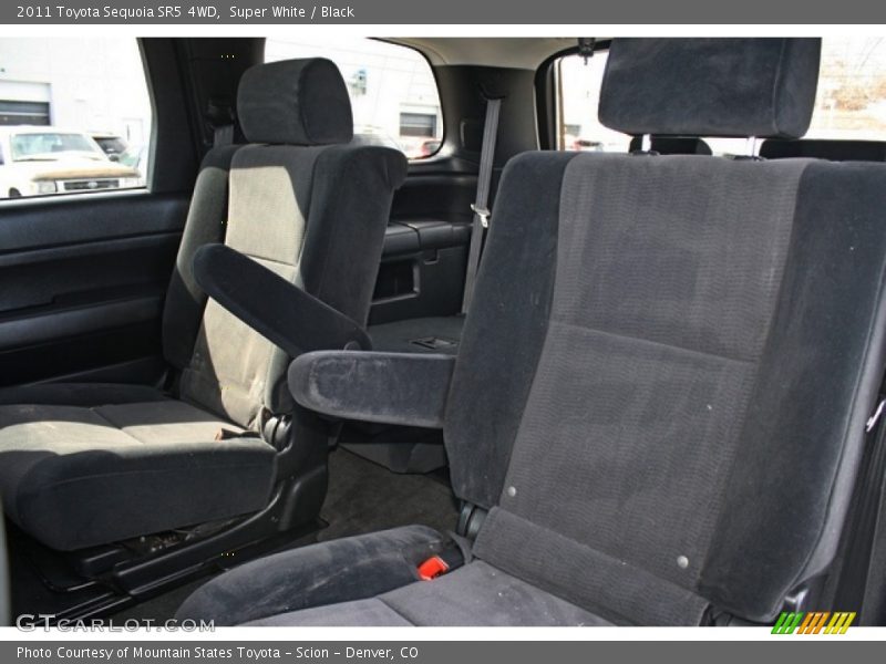 Super White / Black 2011 Toyota Sequoia SR5 4WD