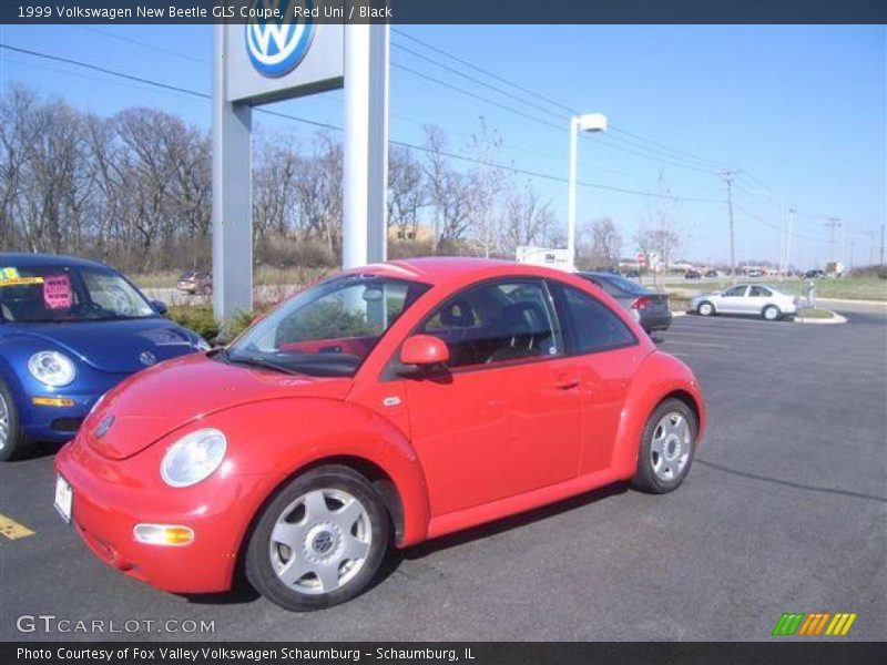 Red Uni / Black 1999 Volkswagen New Beetle GLS Coupe