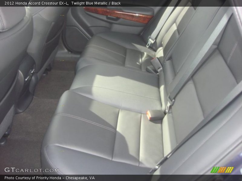 Twilight Blue Metallic / Black 2012 Honda Accord Crosstour EX-L
