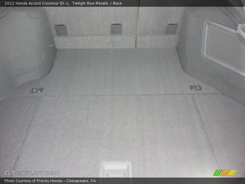 Twilight Blue Metallic / Black 2012 Honda Accord Crosstour EX-L