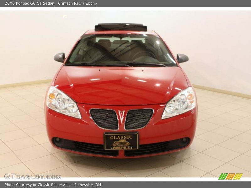 Crimson Red / Ebony 2006 Pontiac G6 GT Sedan