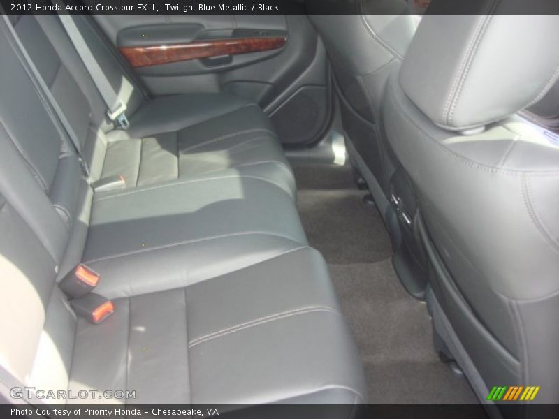 Twilight Blue Metallic / Black 2012 Honda Accord Crosstour EX-L