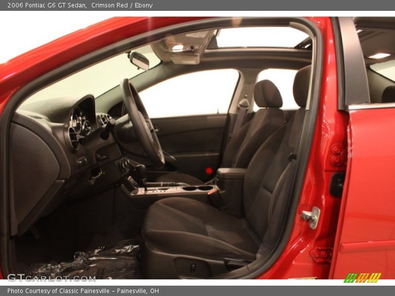 Crimson Red / Ebony 2006 Pontiac G6 GT Sedan