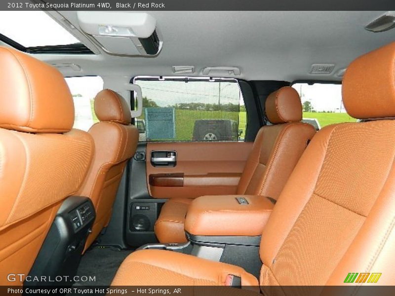 Black / Red Rock 2012 Toyota Sequoia Platinum 4WD
