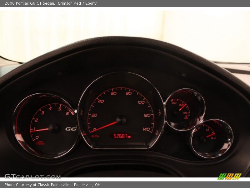 Crimson Red / Ebony 2006 Pontiac G6 GT Sedan