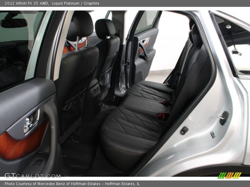 Rear Seat of 2012 FX 35 AWD