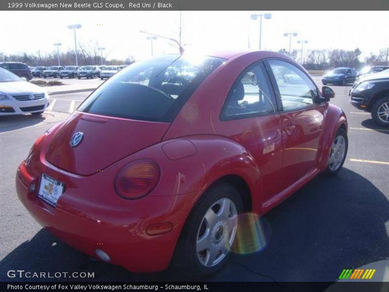 Red Uni / Black 1999 Volkswagen New Beetle GLS Coupe