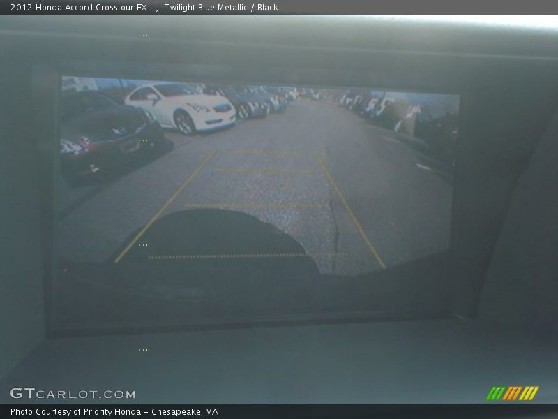 Twilight Blue Metallic / Black 2012 Honda Accord Crosstour EX-L