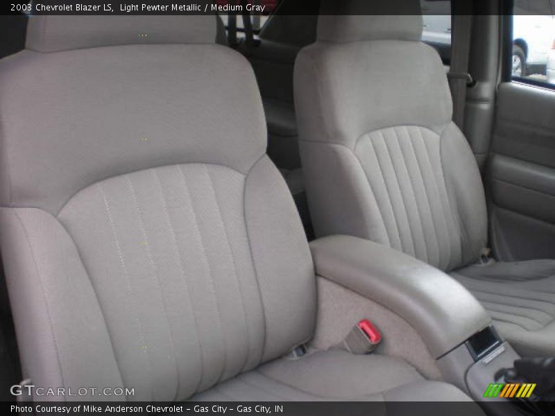 Light Pewter Metallic / Medium Gray 2003 Chevrolet Blazer LS