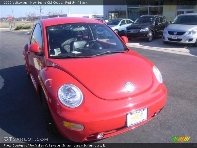 Red Uni / Black 1999 Volkswagen New Beetle GLS Coupe
