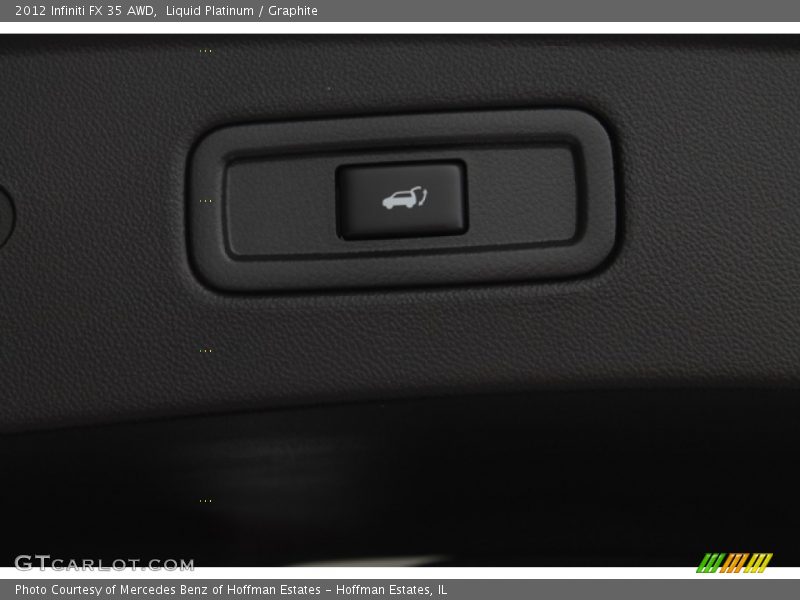 Liquid Platinum / Graphite 2012 Infiniti FX 35 AWD