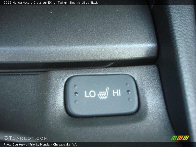 Twilight Blue Metallic / Black 2012 Honda Accord Crosstour EX-L