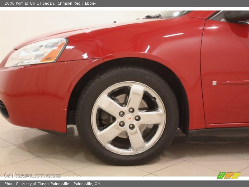 Crimson Red / Ebony 2006 Pontiac G6 GT Sedan