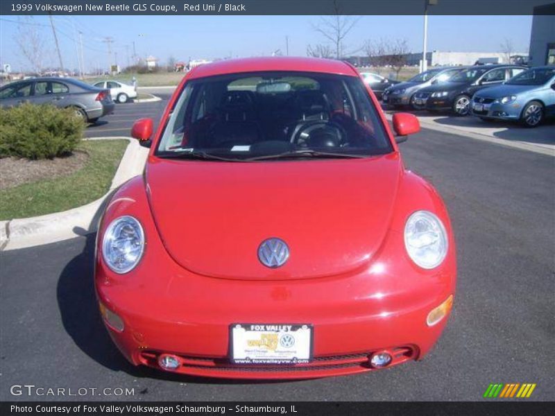 Red Uni / Black 1999 Volkswagen New Beetle GLS Coupe