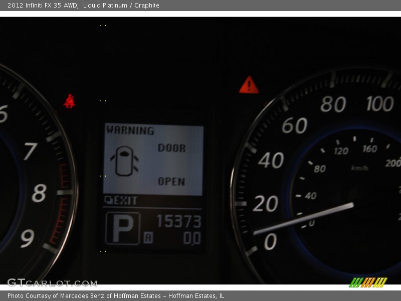 Liquid Platinum / Graphite 2012 Infiniti FX 35 AWD