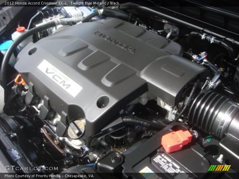 Twilight Blue Metallic / Black 2012 Honda Accord Crosstour EX-L