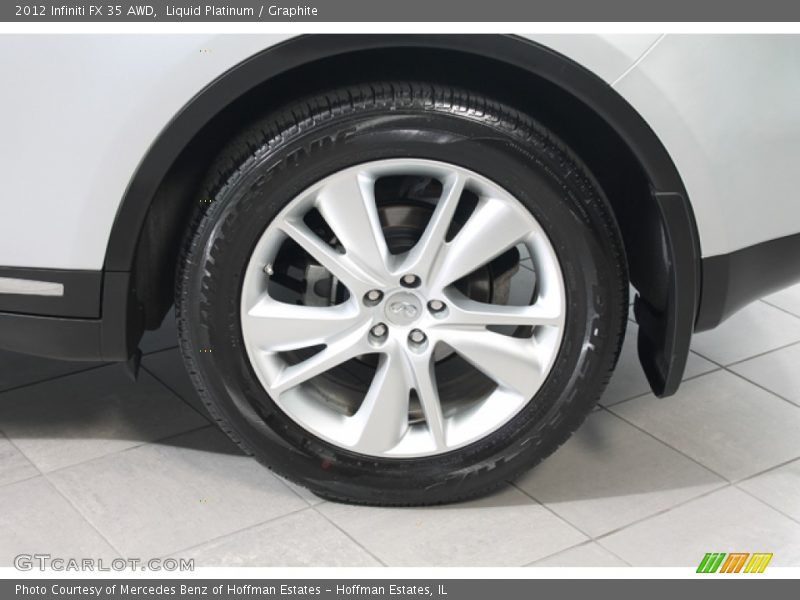 Liquid Platinum / Graphite 2012 Infiniti FX 35 AWD