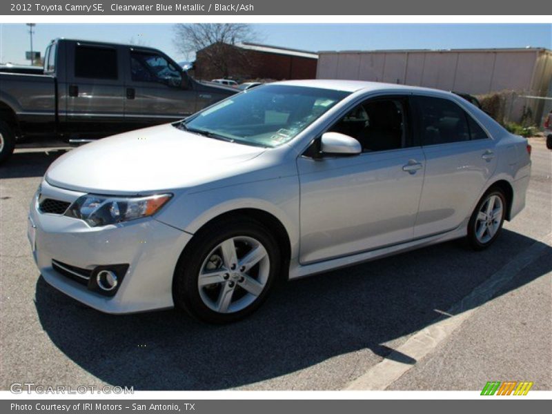 Clearwater Blue Metallic / Black/Ash 2012 Toyota Camry SE