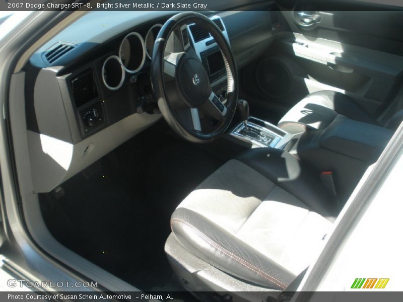 Bright Silver Metallic / Dark Slate Gray 2007 Dodge Charger SRT-8