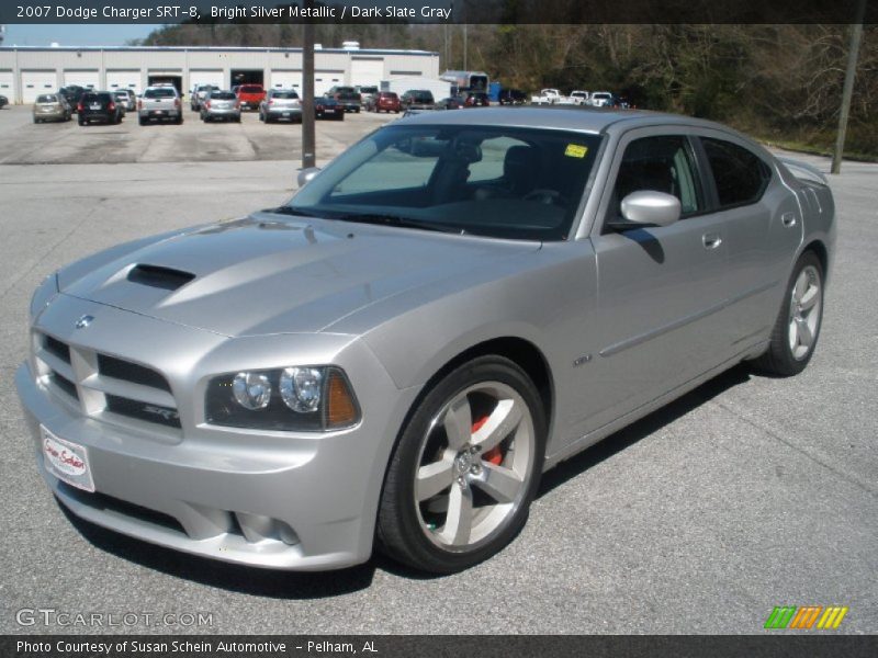 Bright Silver Metallic / Dark Slate Gray 2007 Dodge Charger SRT-8