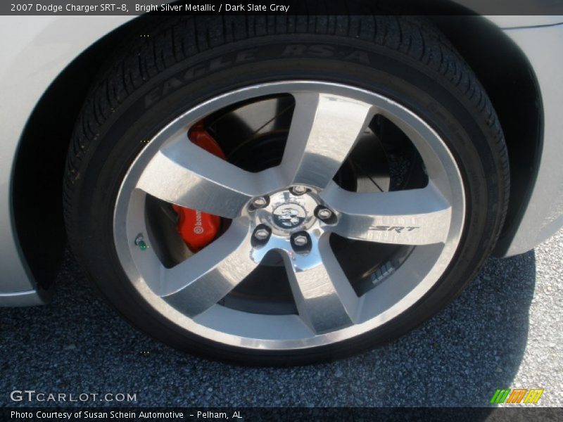 Bright Silver Metallic / Dark Slate Gray 2007 Dodge Charger SRT-8