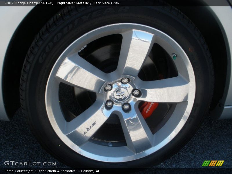 Bright Silver Metallic / Dark Slate Gray 2007 Dodge Charger SRT-8