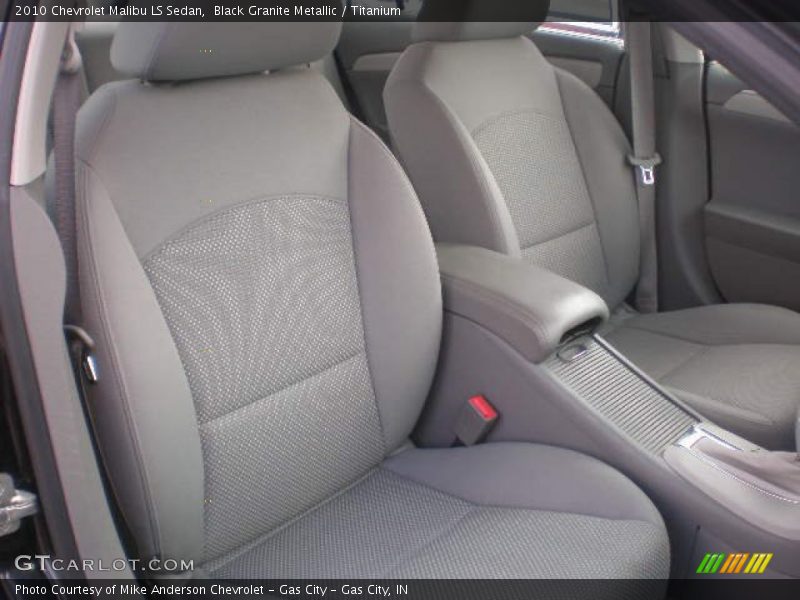 Black Granite Metallic / Titanium 2010 Chevrolet Malibu LS Sedan