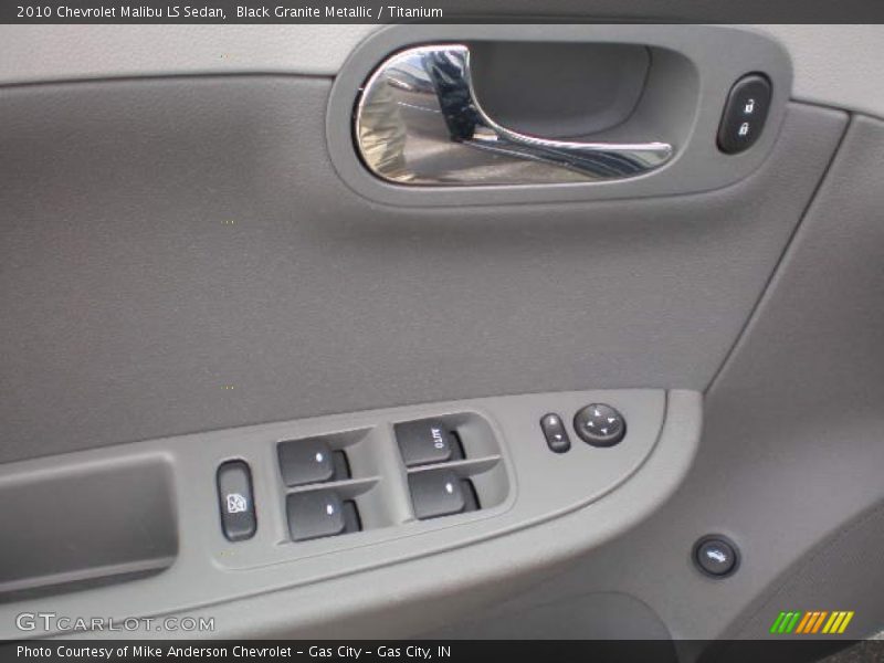 Black Granite Metallic / Titanium 2010 Chevrolet Malibu LS Sedan