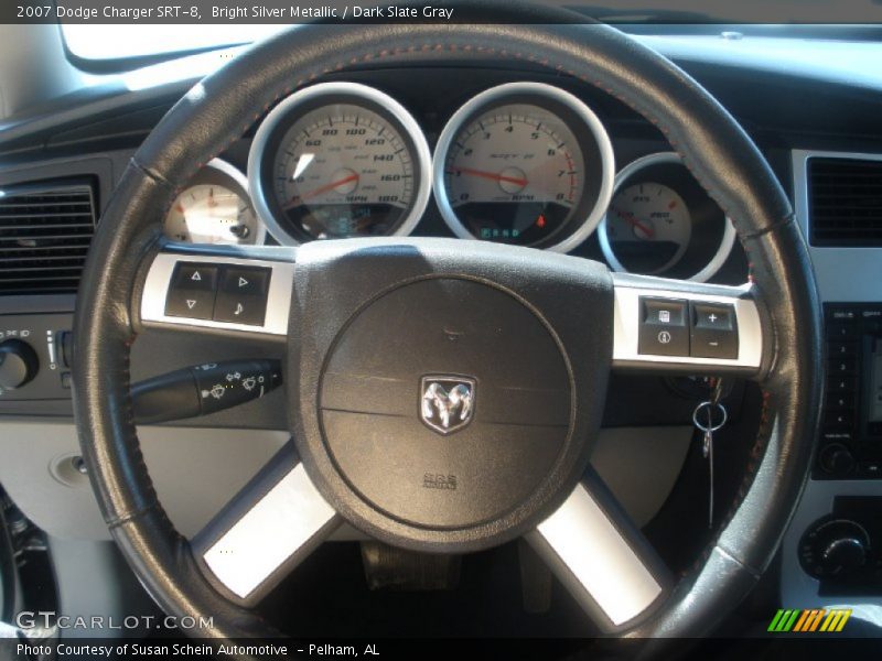 Bright Silver Metallic / Dark Slate Gray 2007 Dodge Charger SRT-8