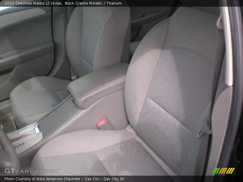 Black Granite Metallic / Titanium 2010 Chevrolet Malibu LS Sedan