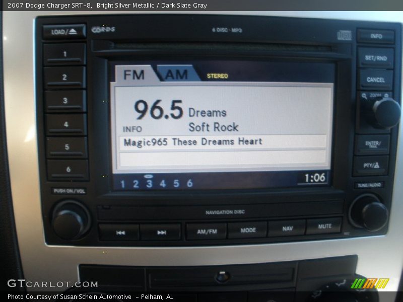Bright Silver Metallic / Dark Slate Gray 2007 Dodge Charger SRT-8