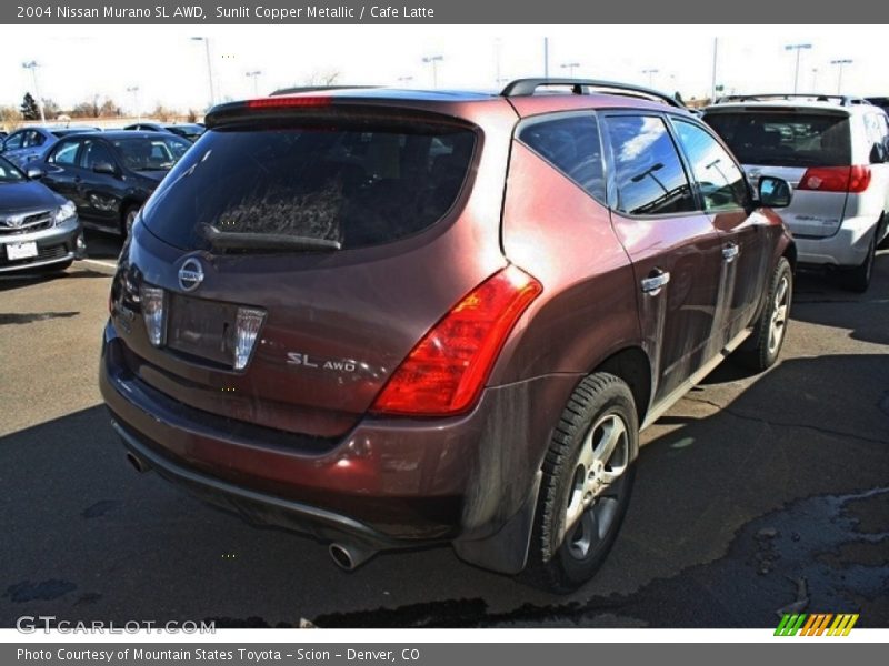 Sunlit Copper Metallic / Cafe Latte 2004 Nissan Murano SL AWD