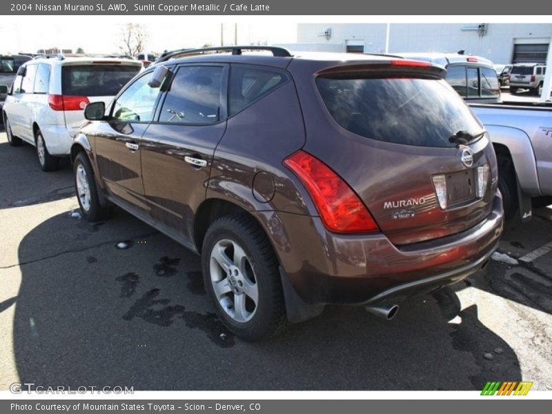 Sunlit Copper Metallic / Cafe Latte 2004 Nissan Murano SL AWD