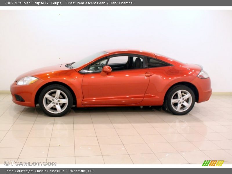 Sunset Pearlescent Pearl / Dark Charcoal 2009 Mitsubishi Eclipse GS Coupe