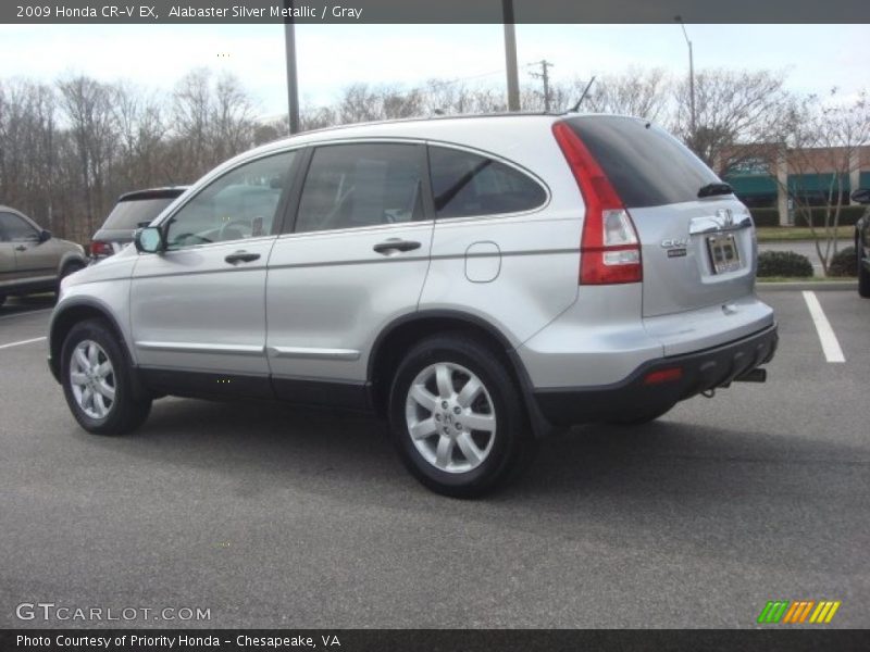 Alabaster Silver Metallic / Gray 2009 Honda CR-V EX