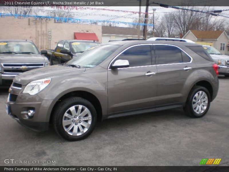 Mocha Steel Metallic / Jet Black 2011 Chevrolet Equinox LT