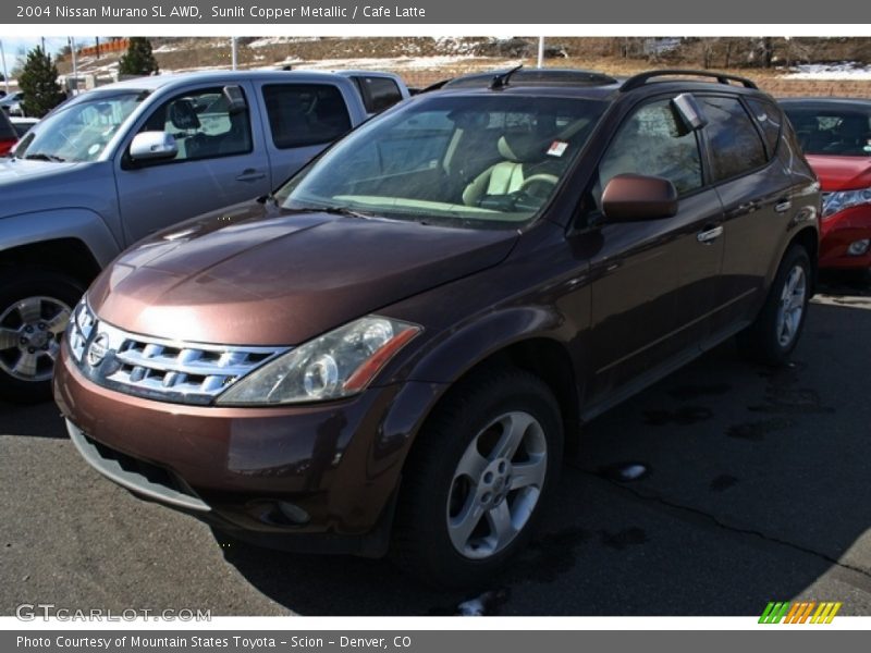 Sunlit Copper Metallic / Cafe Latte 2004 Nissan Murano SL AWD