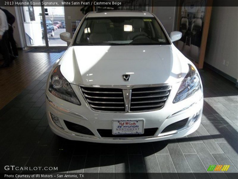 White Satin Pearl / Cashmere Beige 2013 Hyundai Equus Signature