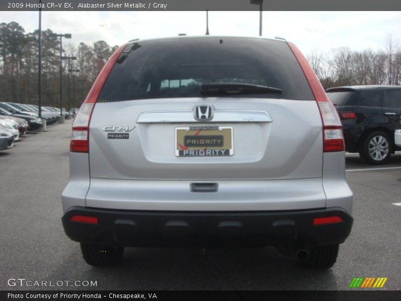 Alabaster Silver Metallic / Gray 2009 Honda CR-V EX