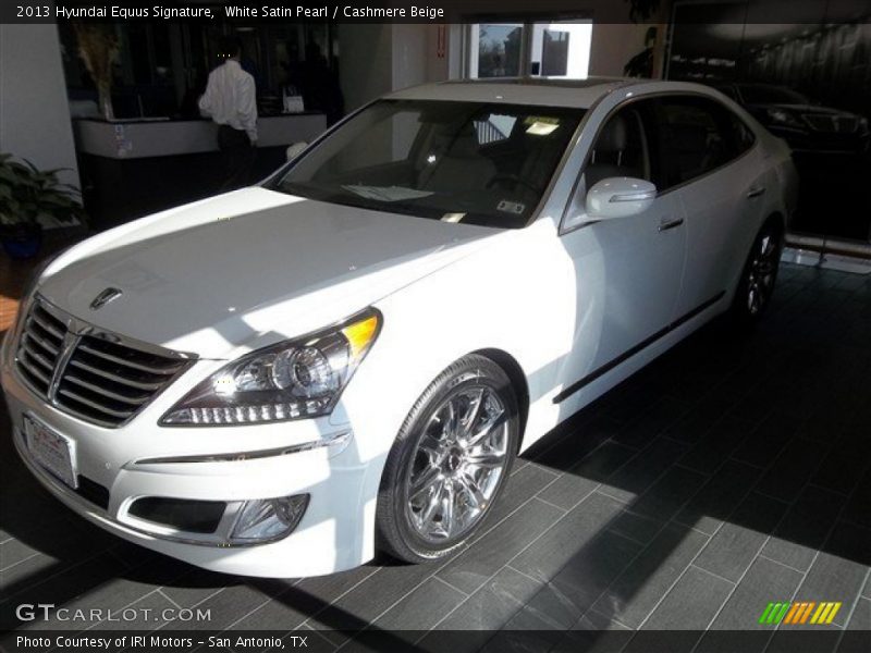 White Satin Pearl / Cashmere Beige 2013 Hyundai Equus Signature