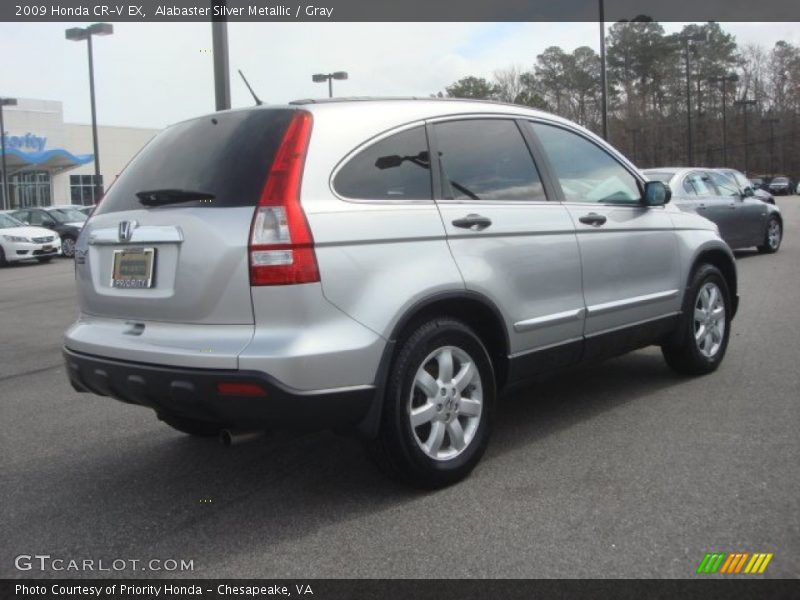 Alabaster Silver Metallic / Gray 2009 Honda CR-V EX