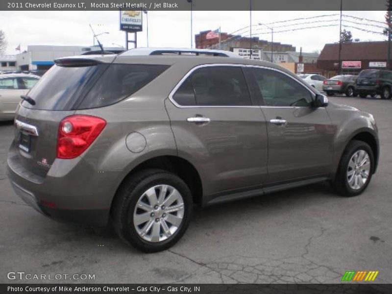 Mocha Steel Metallic / Jet Black 2011 Chevrolet Equinox LT